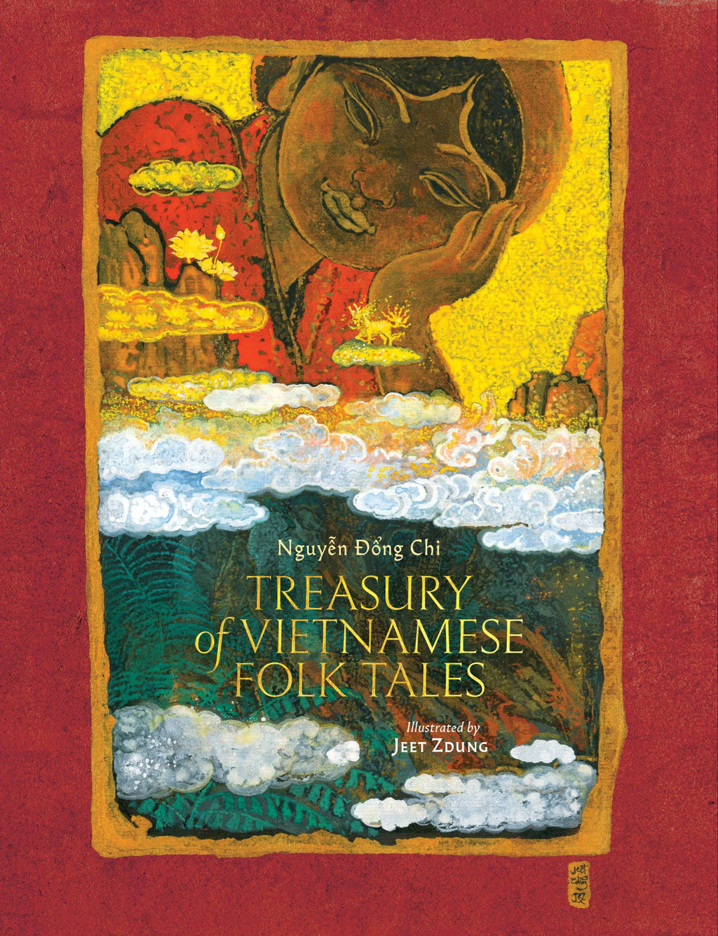 Treasury of Vietnamese Folk Tales Volume 1 — cover illustrated by Jeet Zdũng